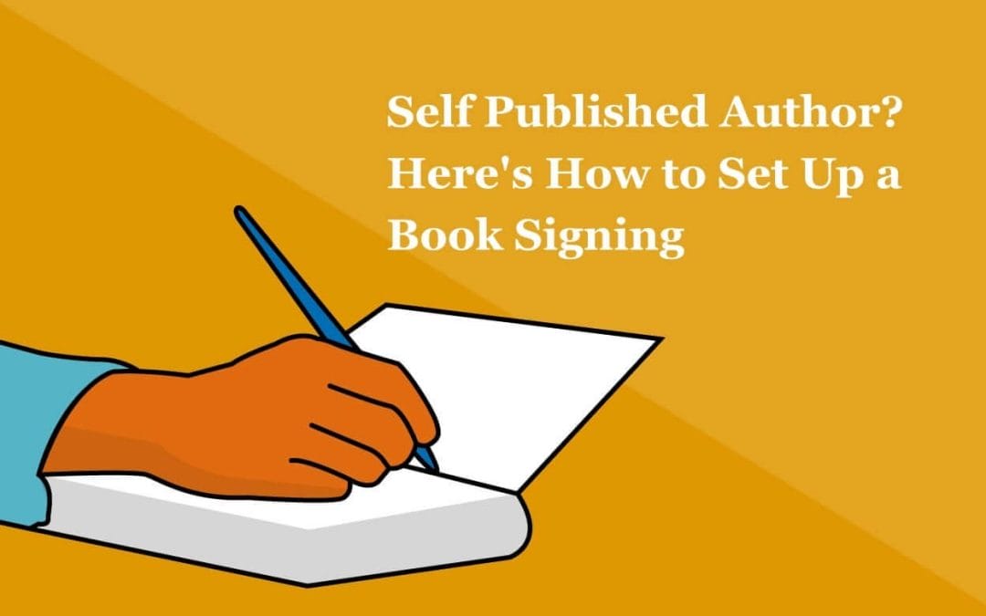 how to set up a book signing