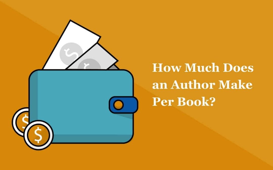 how much do authors make per book