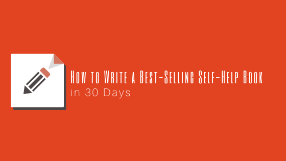 how to write a self help book