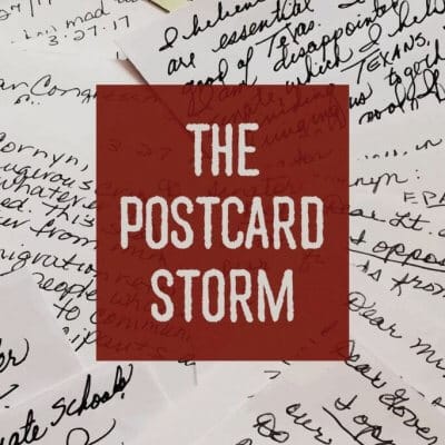 The Postcard Storm by Molly Sharpe